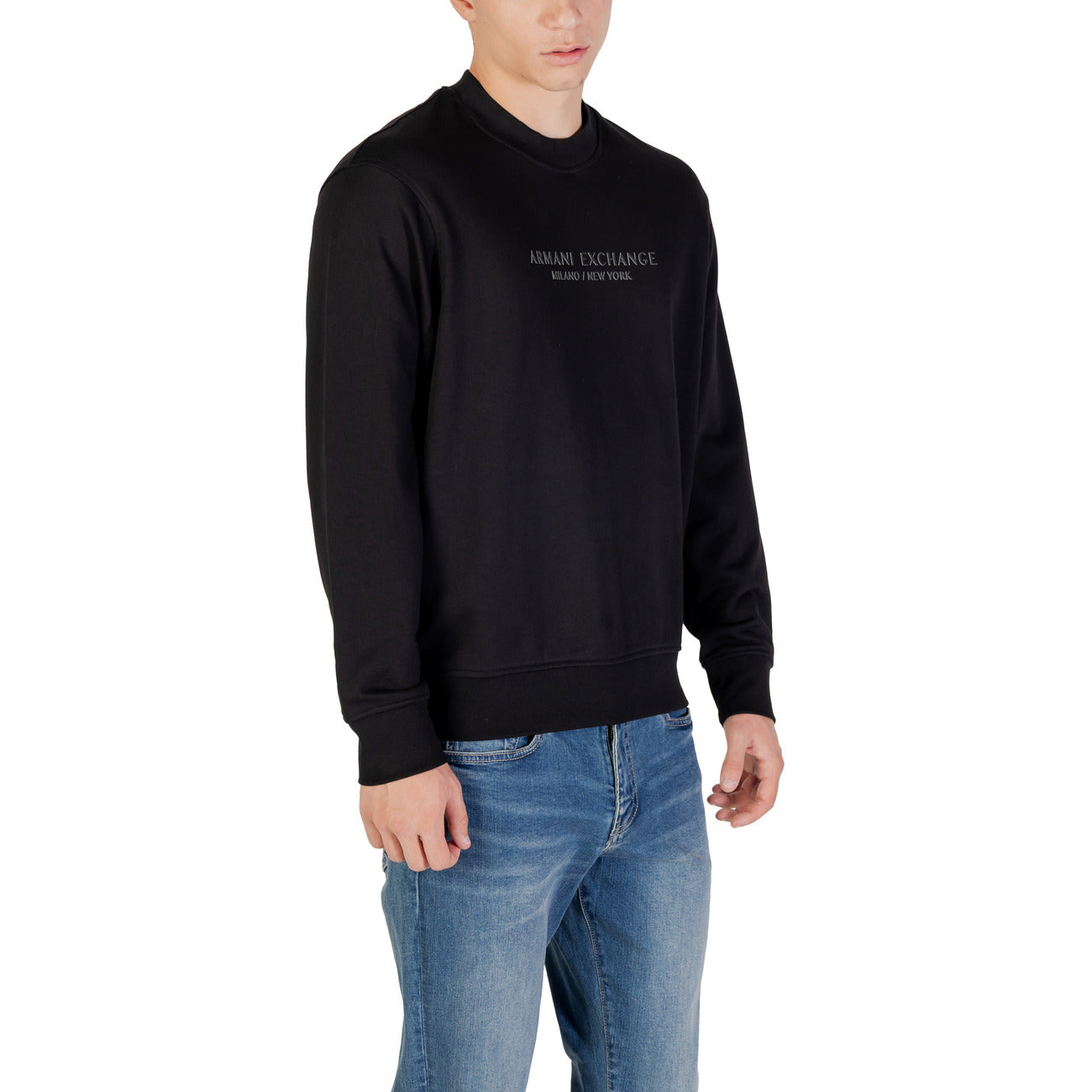 Armani Exchange Sweatshirt Heren Zwart #2429485