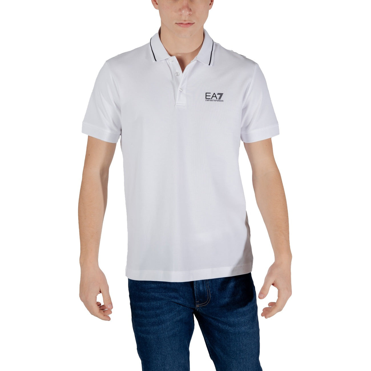 Ea7 Polo Top Heren Zwart