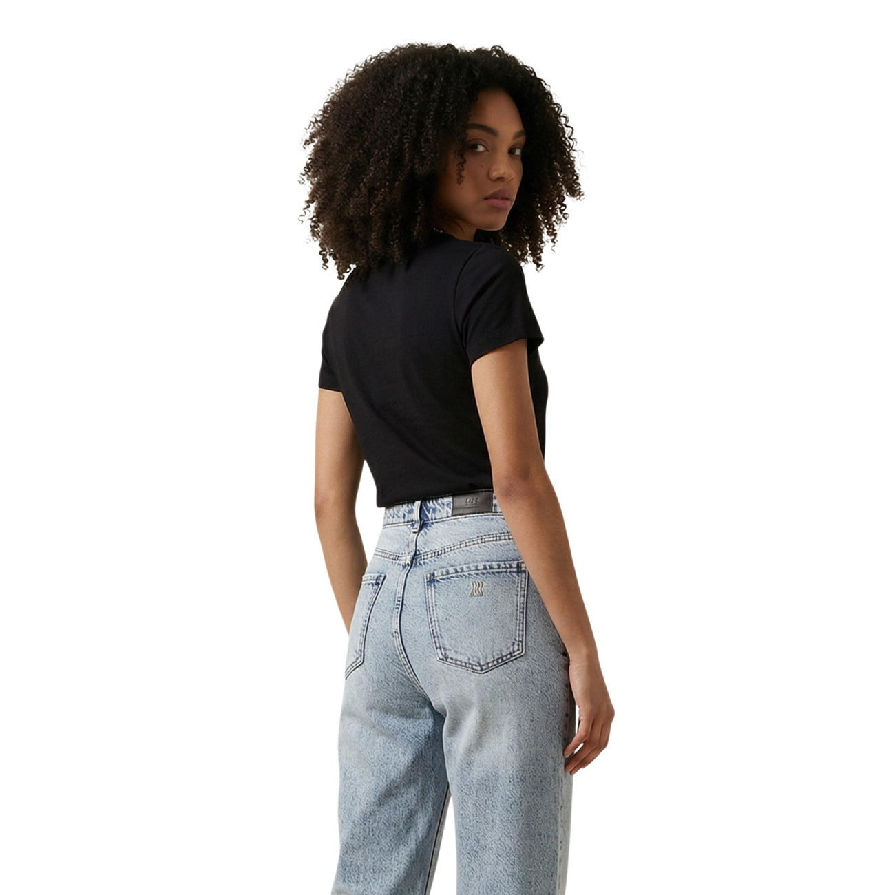 Ea7 T-Shirt Damen Schwarz Schwarz
