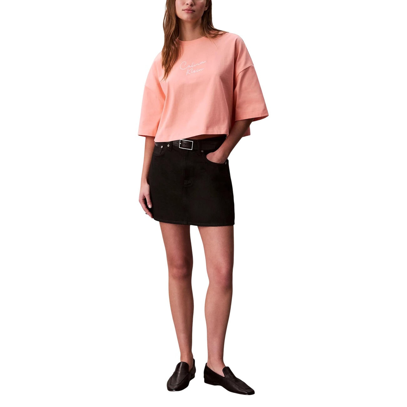Calvin Klein Jeans T-Shirt Damen Orange