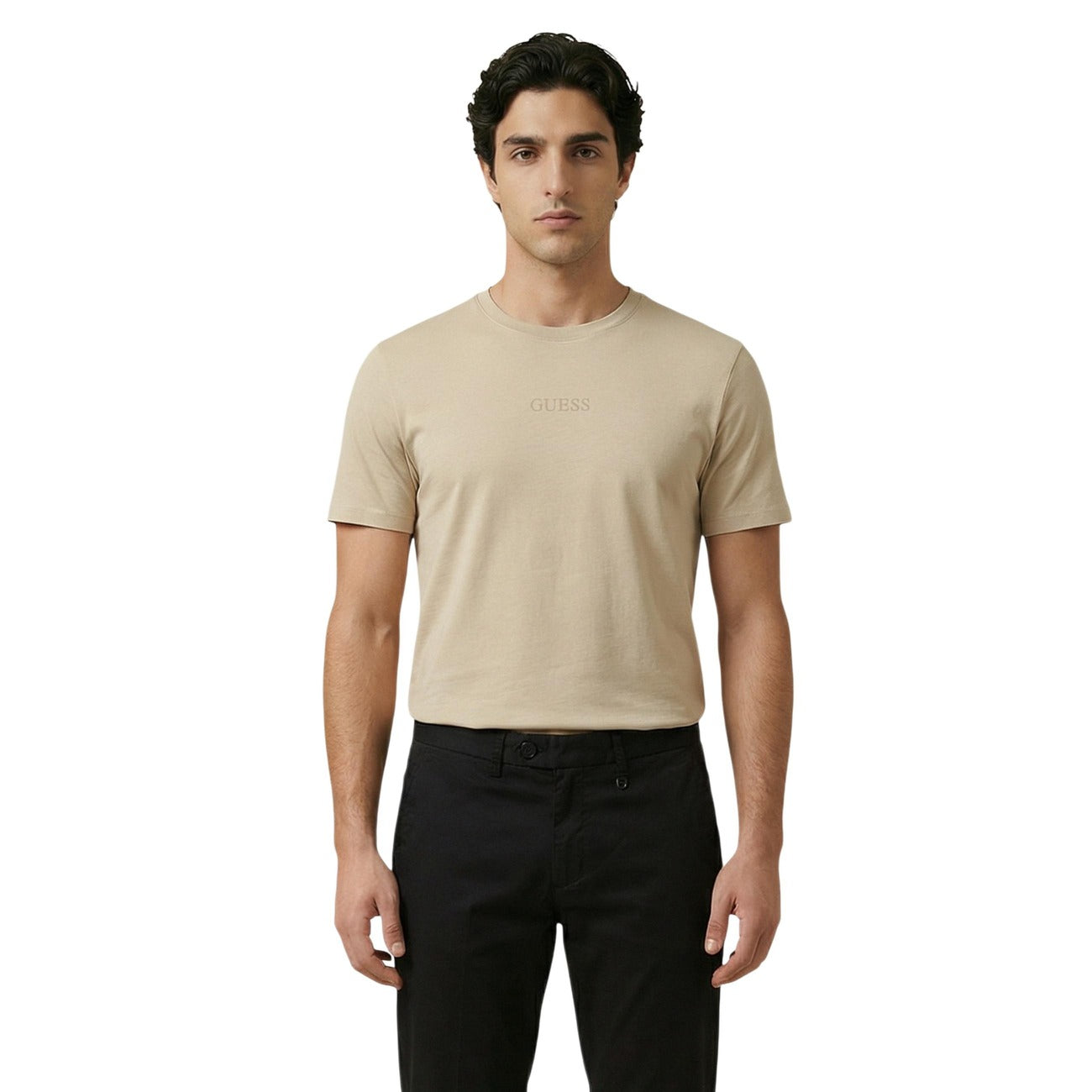 Guess T-Shirt Herren Beige #2452616