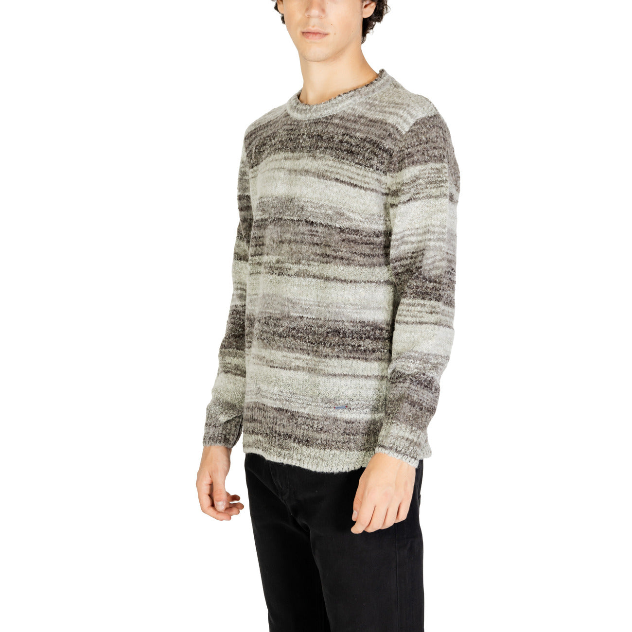 Gianni Lupo Strickmode Herren Grau