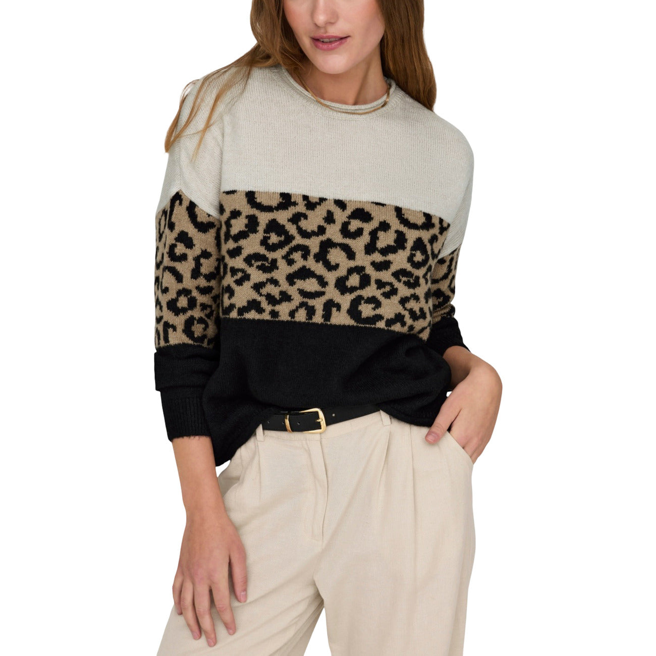 Only Strickmode Damen Beige