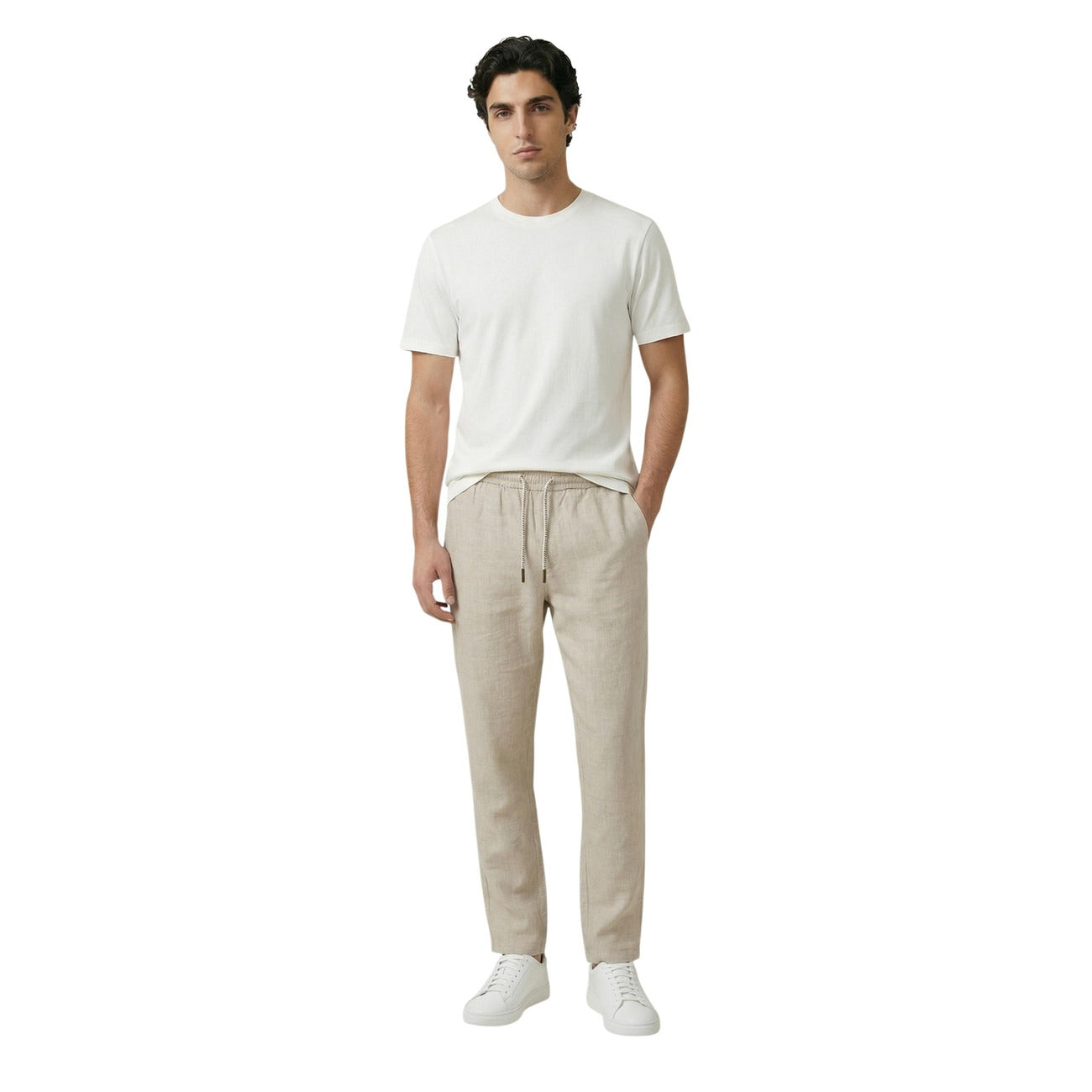 Gianni Lupo Hose Herren Beige #2455902