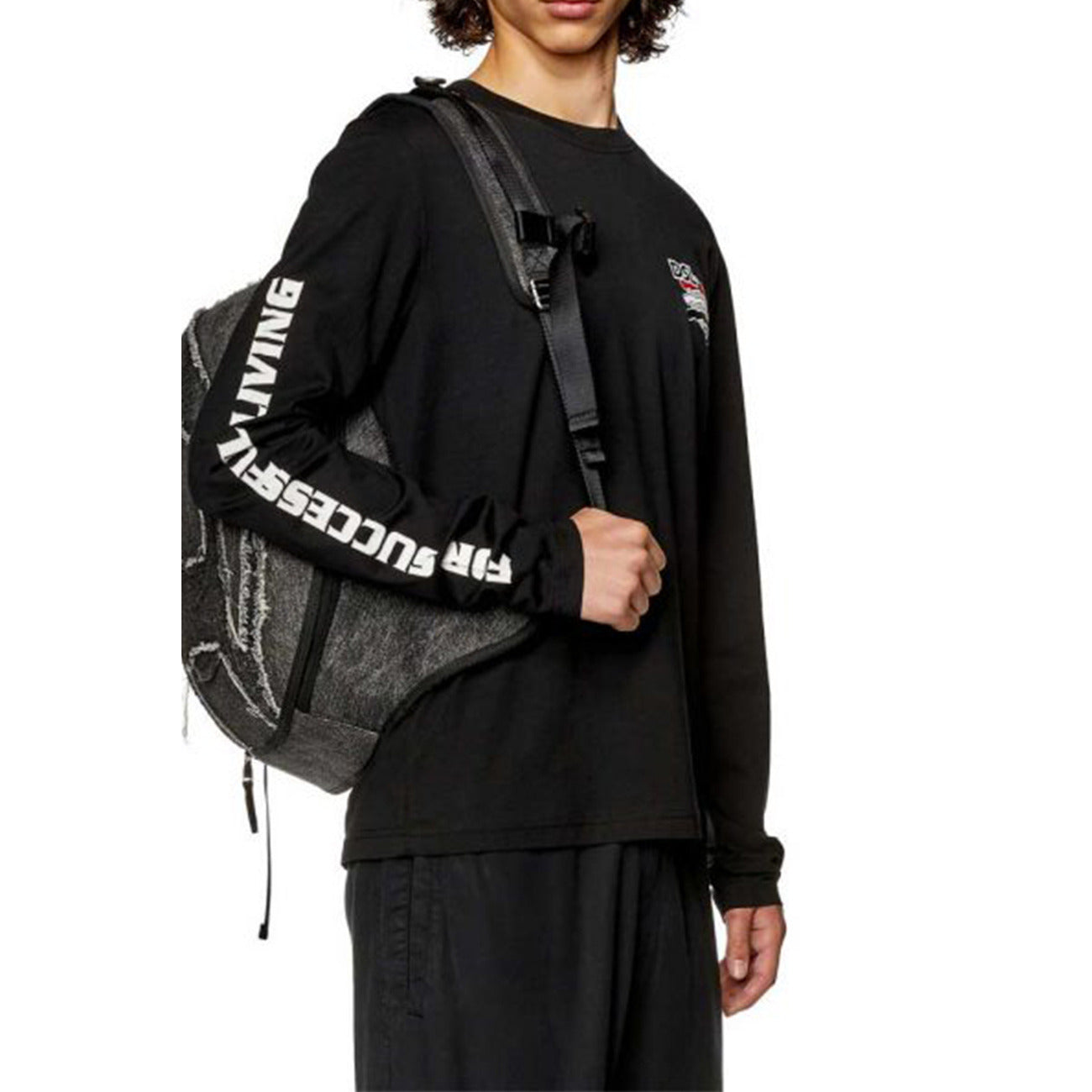 Diesel Sweatshirt Heren Zwart #2424363