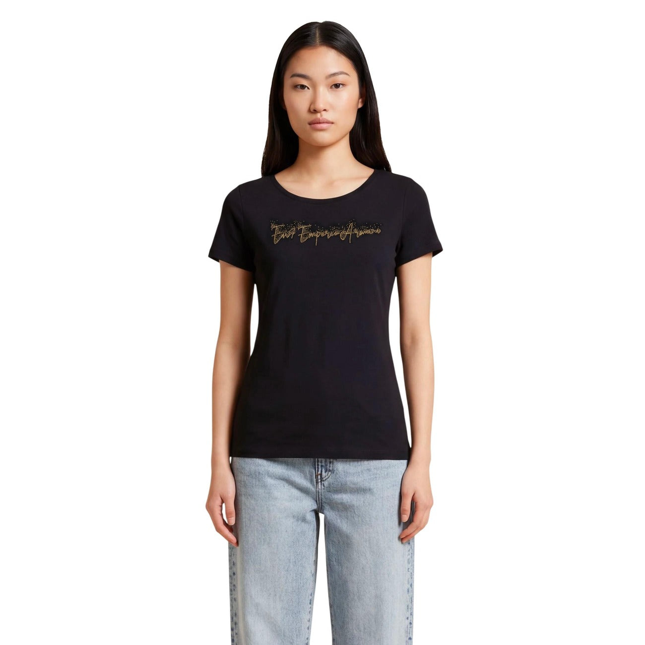 Ea7 T-Shirt Damen Weiß Weiß