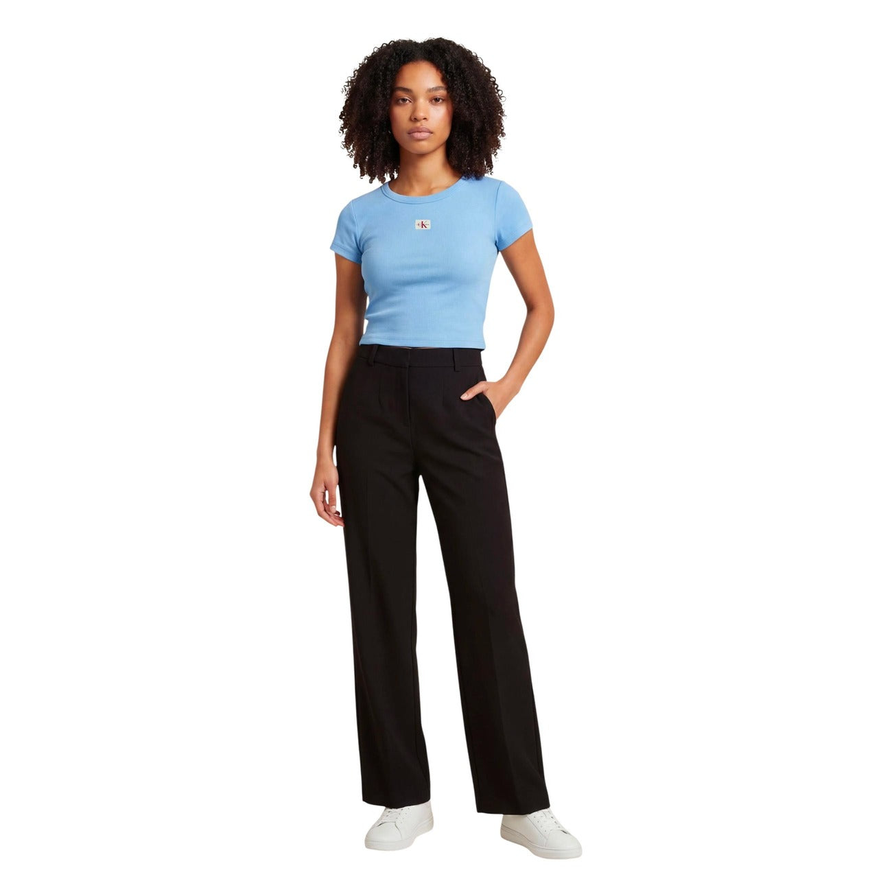 Calvin Klein Jeans T-shirt Women Light Blue