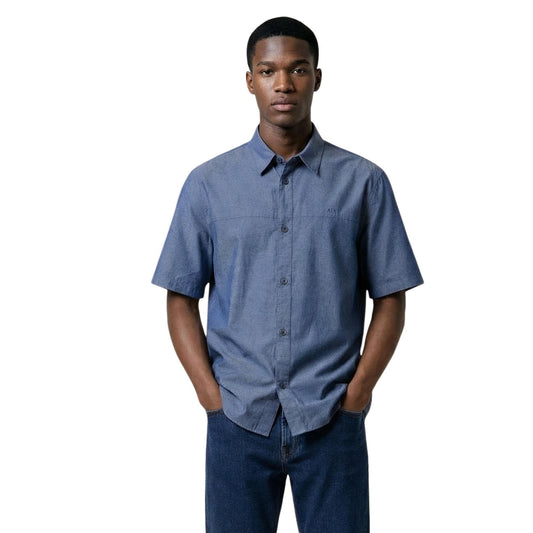 Armani Exchange Shirt Herren Blau Blau #2458180