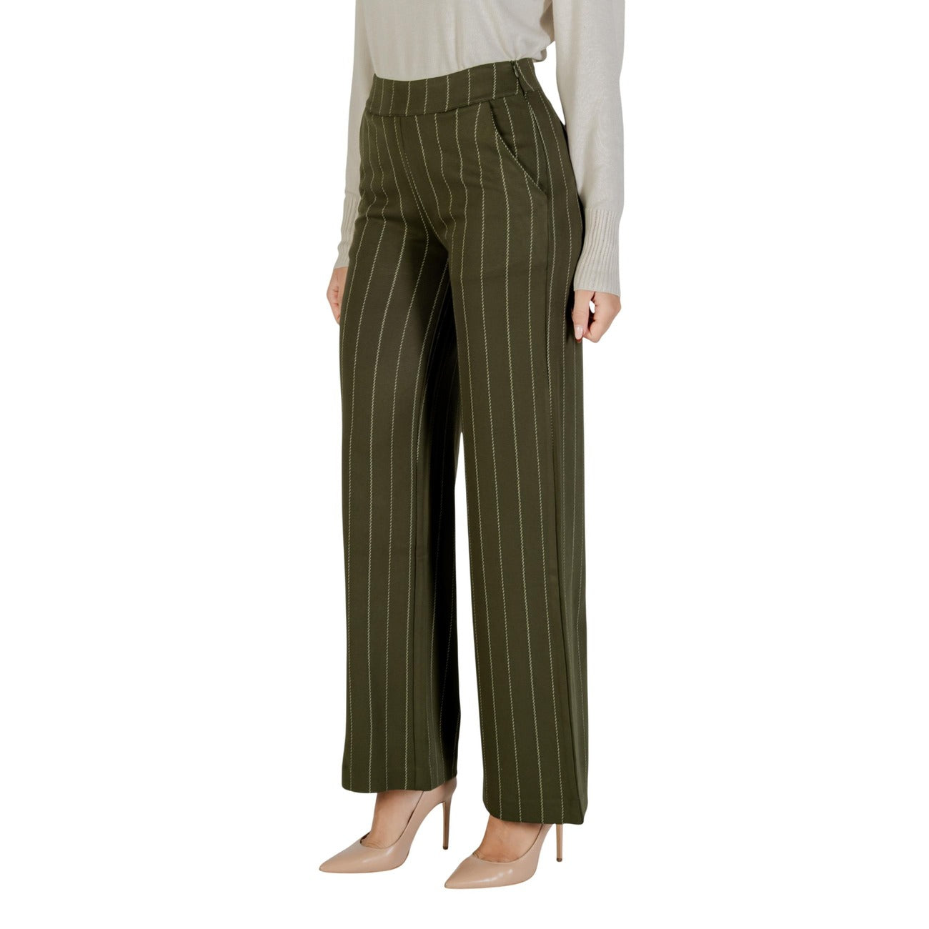 Ichi Trousers Women Green