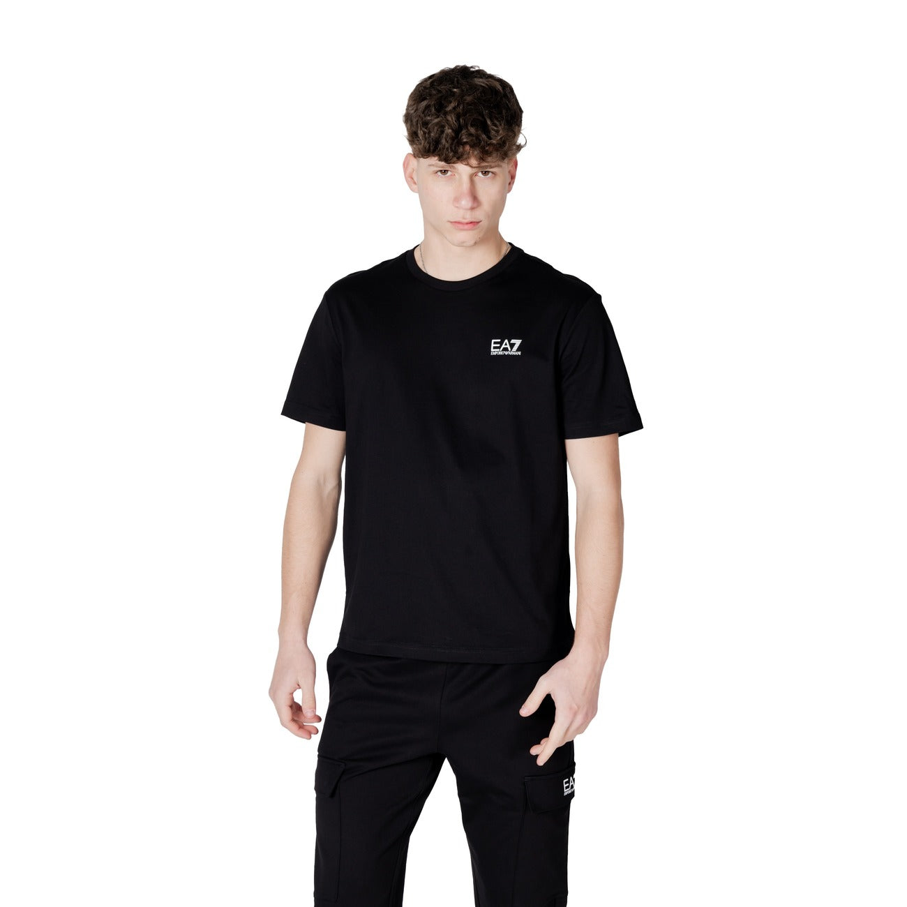 Ea7 T-shirt Heren Zwart