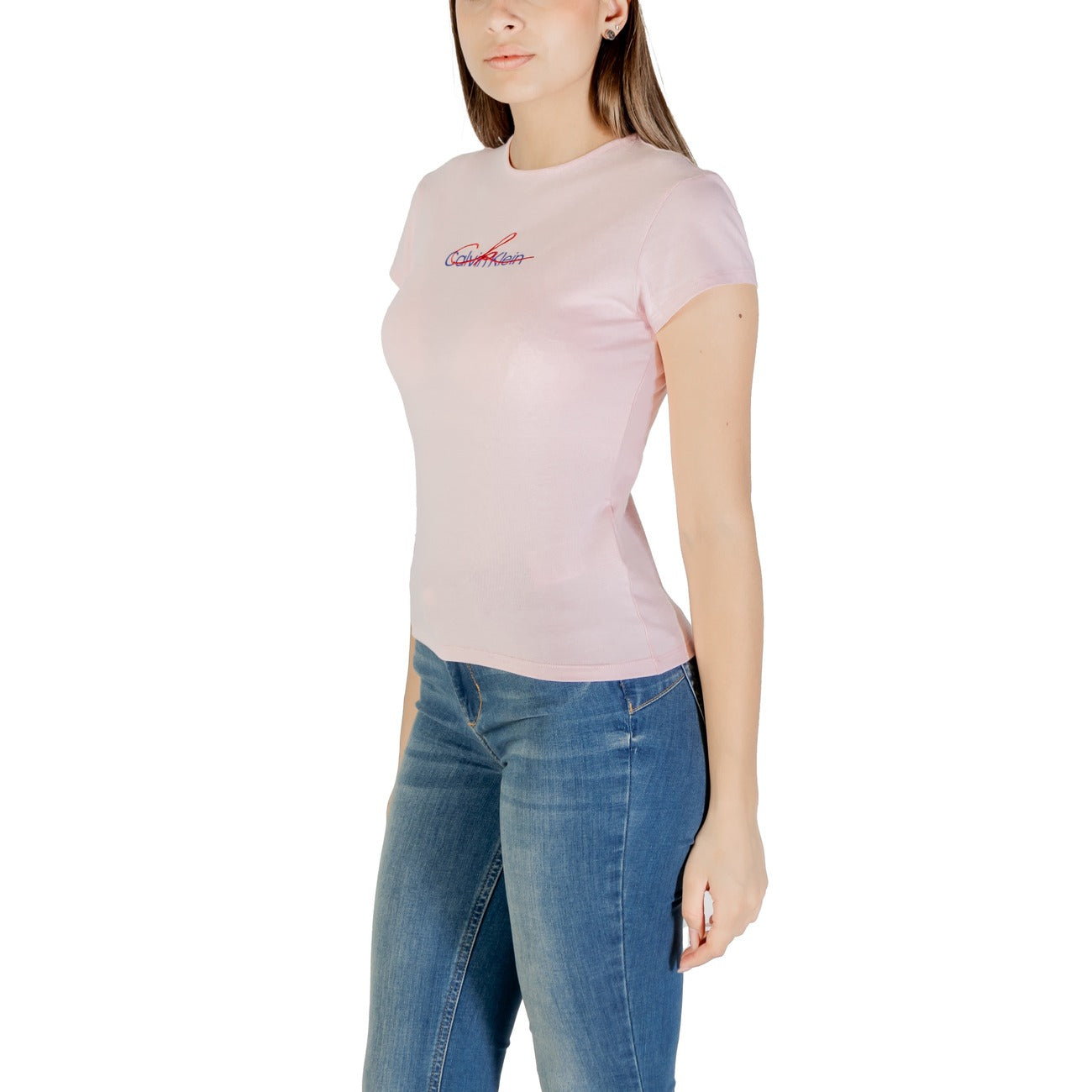 Calvin Klein Jeans T-shirt Dames Roze #2420695