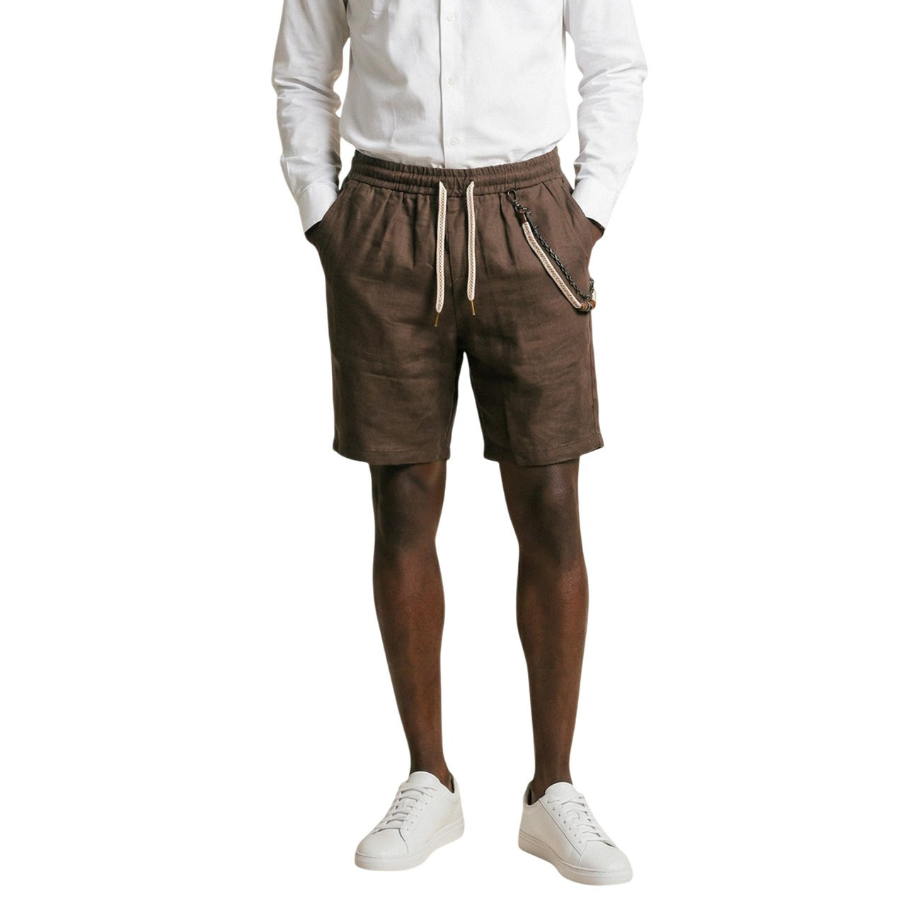 Gianni Lupo Bermuda Heren Bruin
