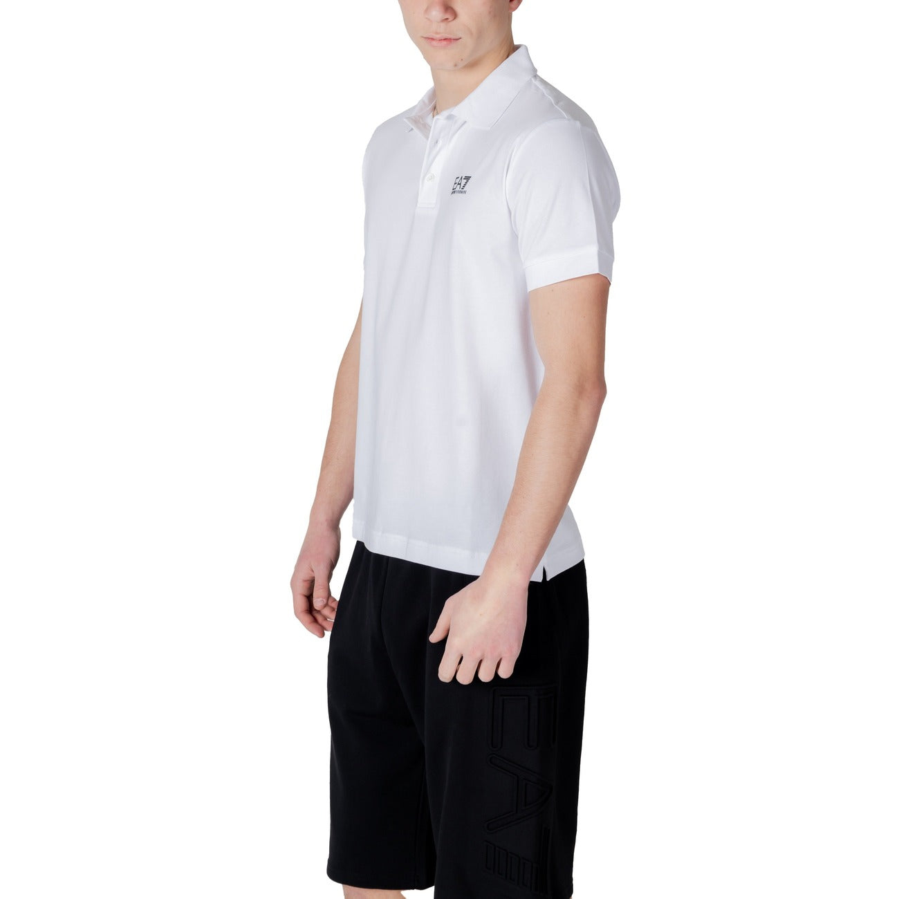 Ea7 Polo Top Herren Weiß