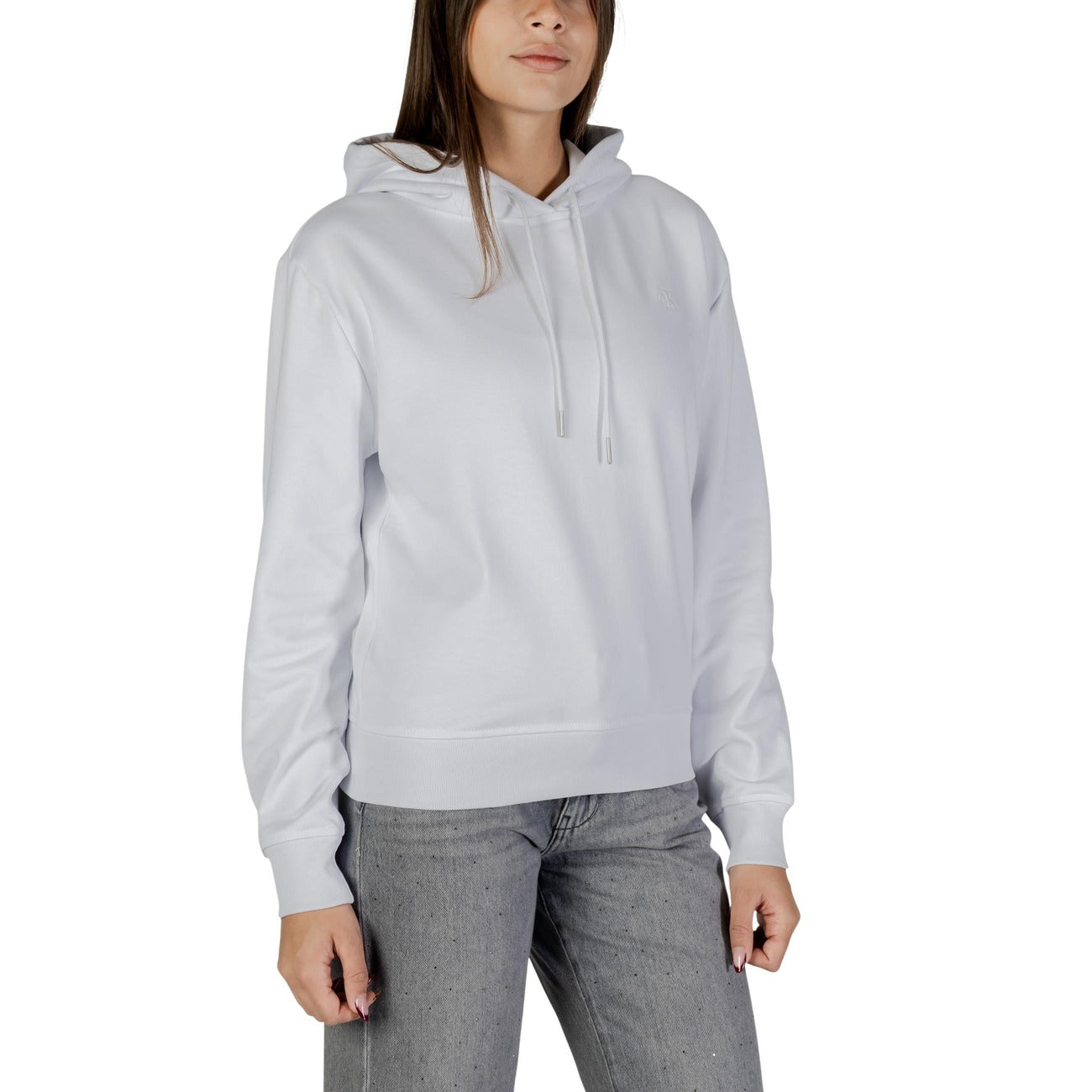 Calvin Klein Jeans Sweatshirt Damen Weiß