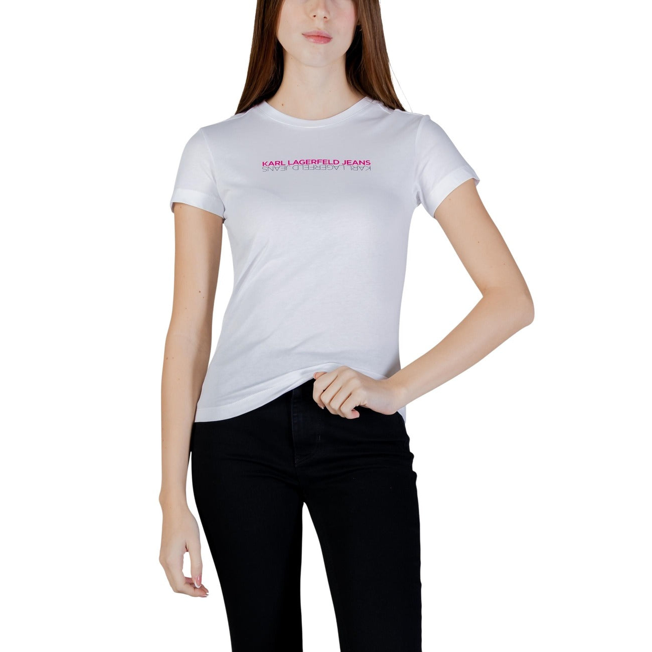 Karl Lagerfeld Jeans T-Shirt Damen Schwarz #2452399
