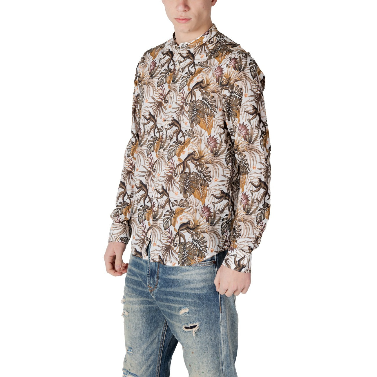 Gianni Lupo Shirt Heren Wit #2413354