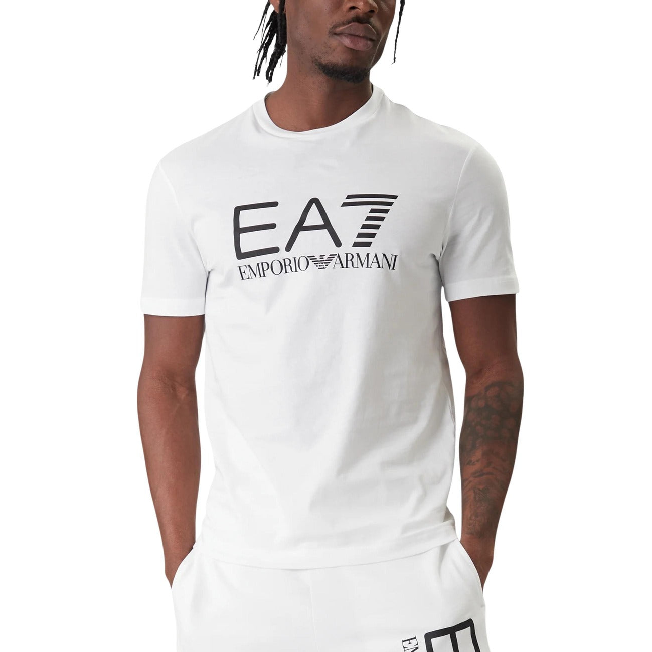 Ea7 T-Shirt Herren Hellblau