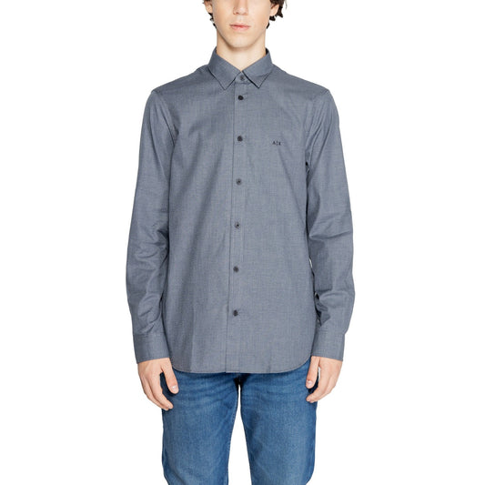 Armani Exchange Shirt Heren Blauw #2335324