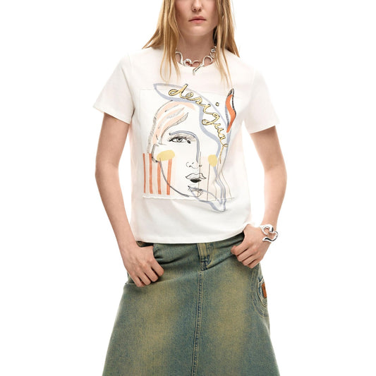 Desigual T-Shirt Damen Weiß #2451445