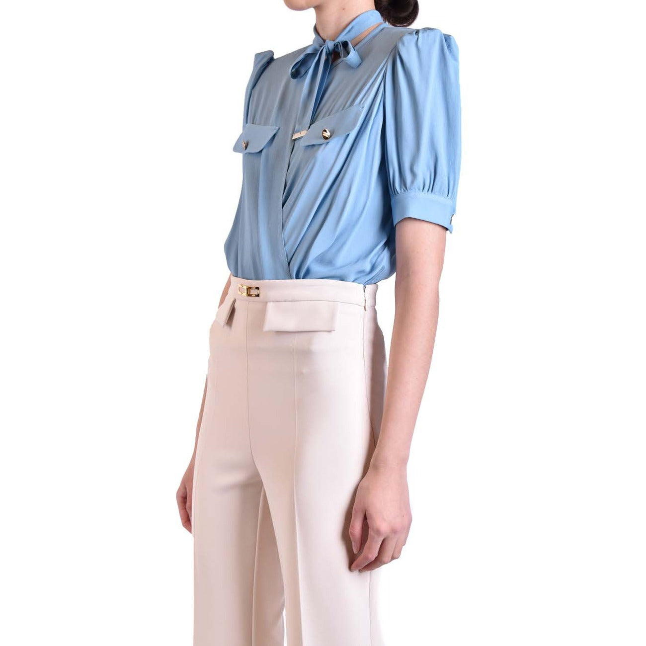 Elisabetta Franchi Bloes Dames Lichtblauw