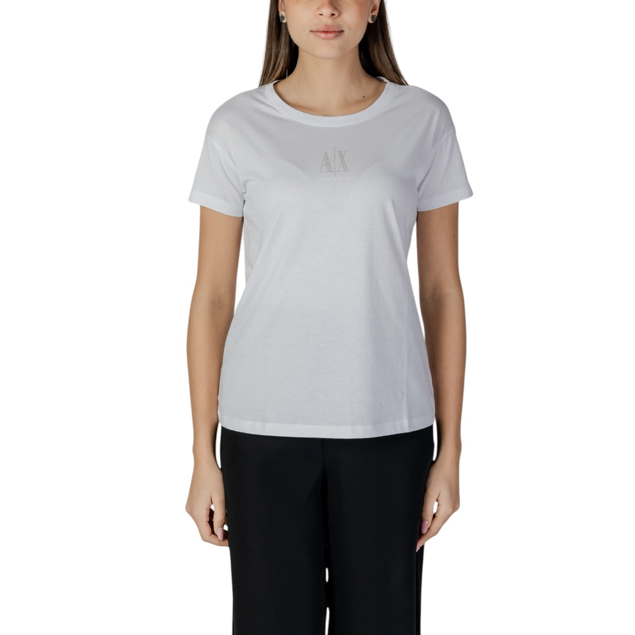 Armani Exchange T-Shirt Damen Bordeaux