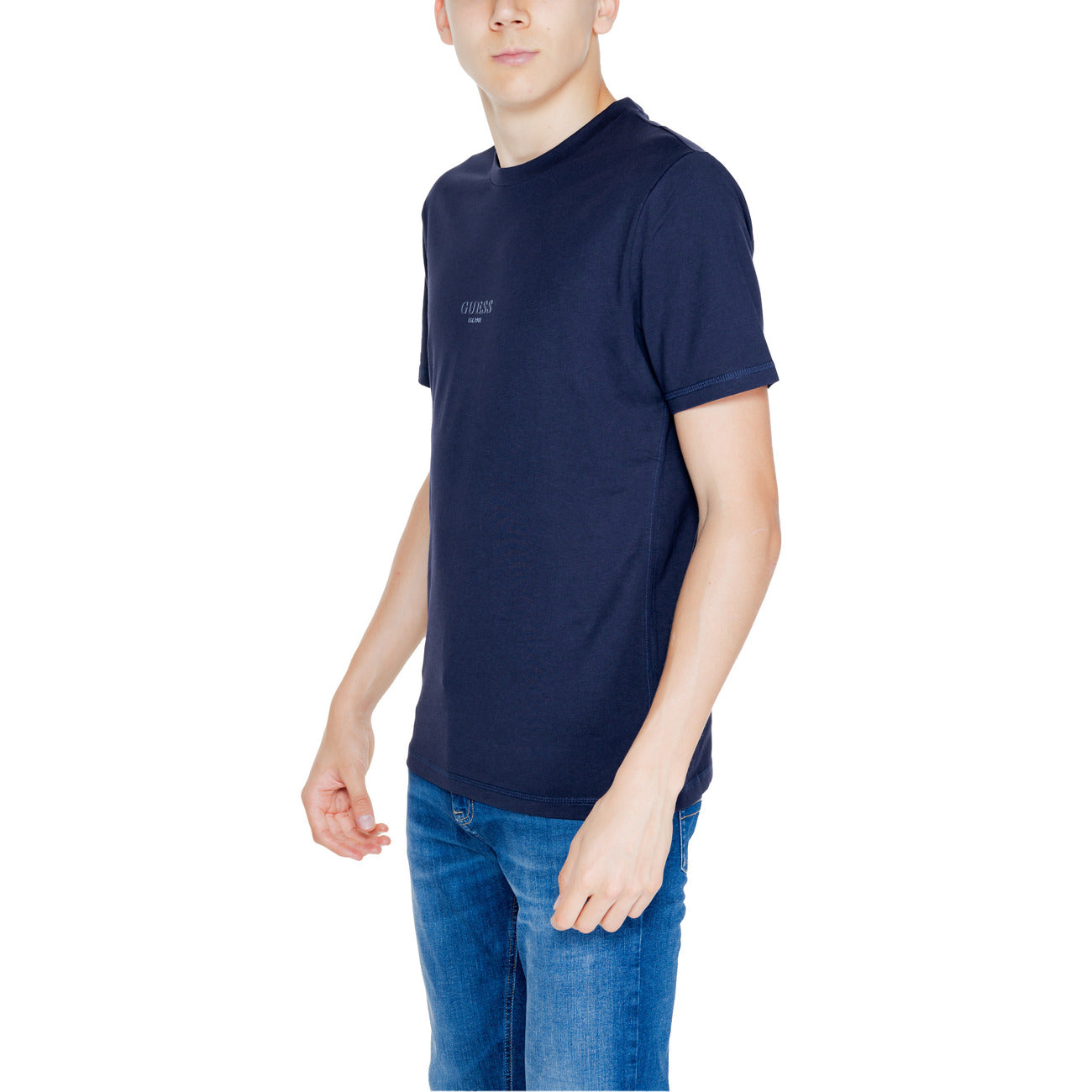 Guess T-shirt Heren Blauw #2292901