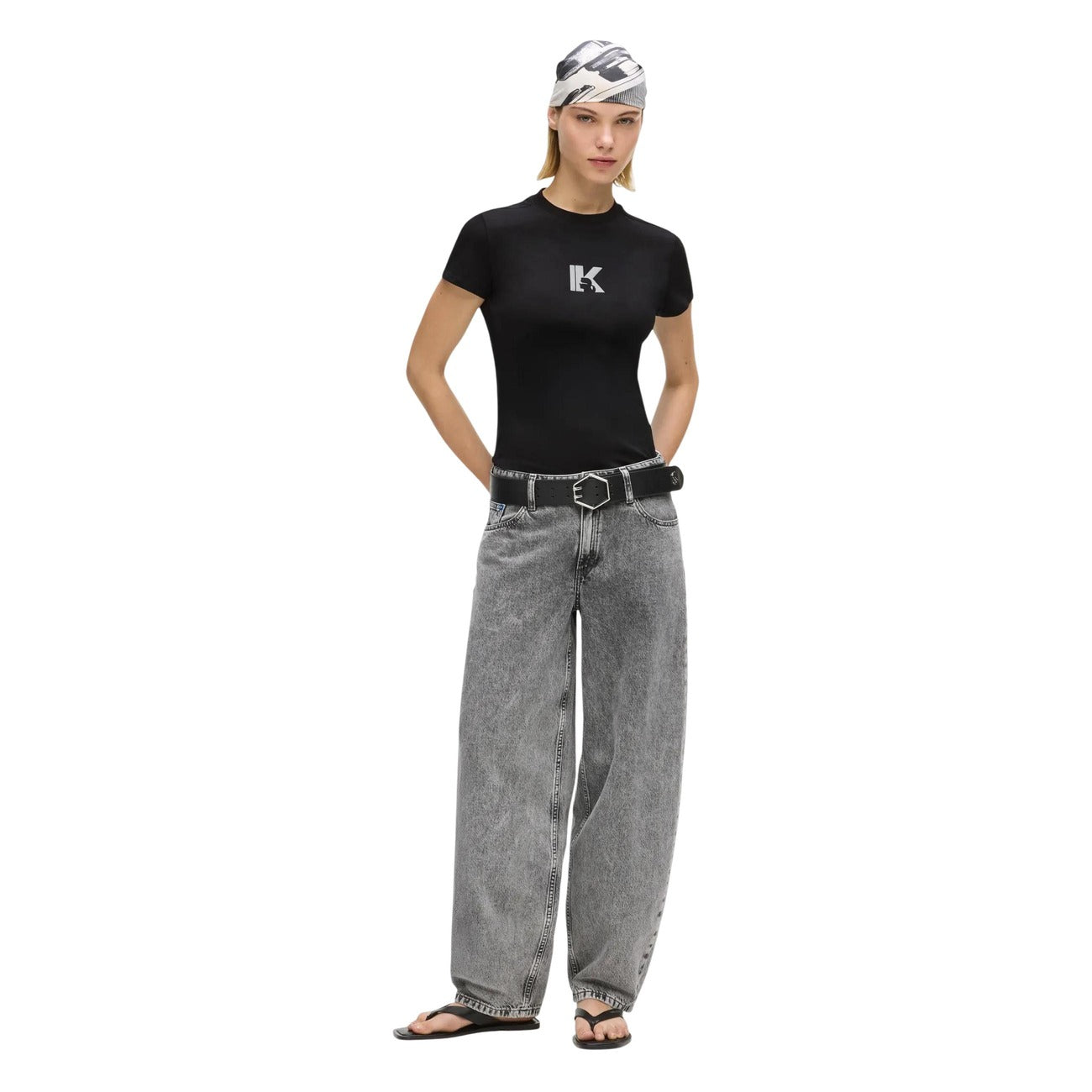 Karl Lagerfeld Jeans T-Shirt Damen Schwarz