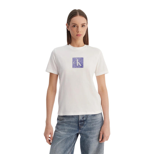 Calvin Klein Jeans T-Shirt Damen Weiß #2469552