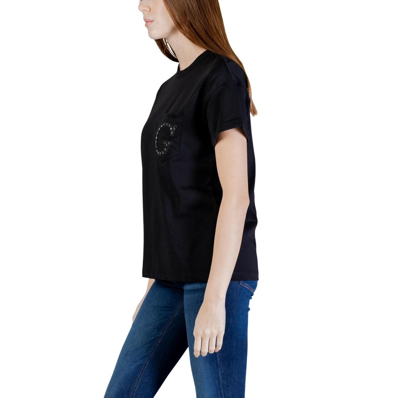 Guess T-Shirt Damen Schwarz #2452440