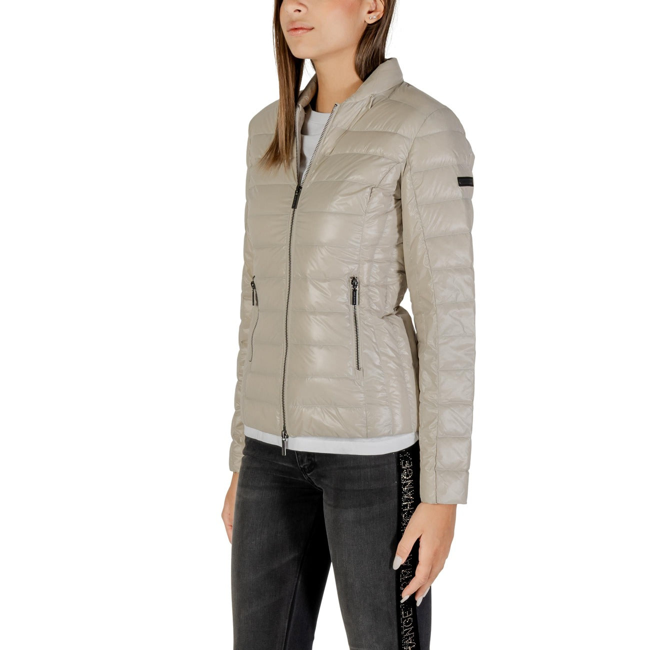 Armani Exchange Windjack Dames Beige
