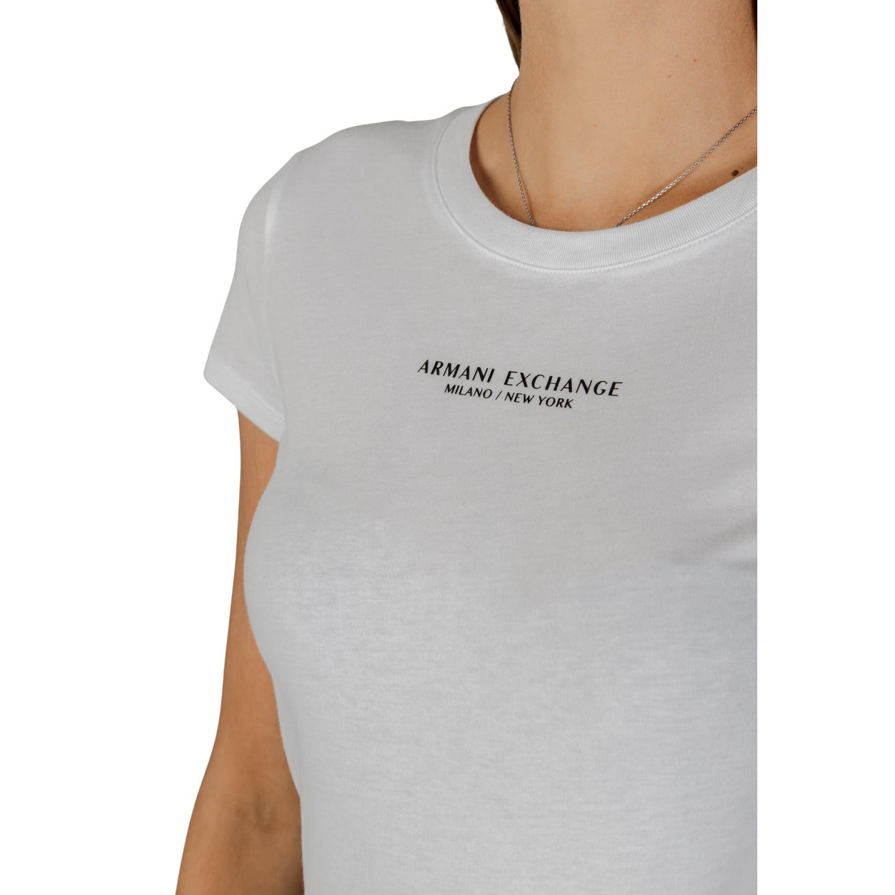 Armani Exchange T-shirt Dames Wit #2430216