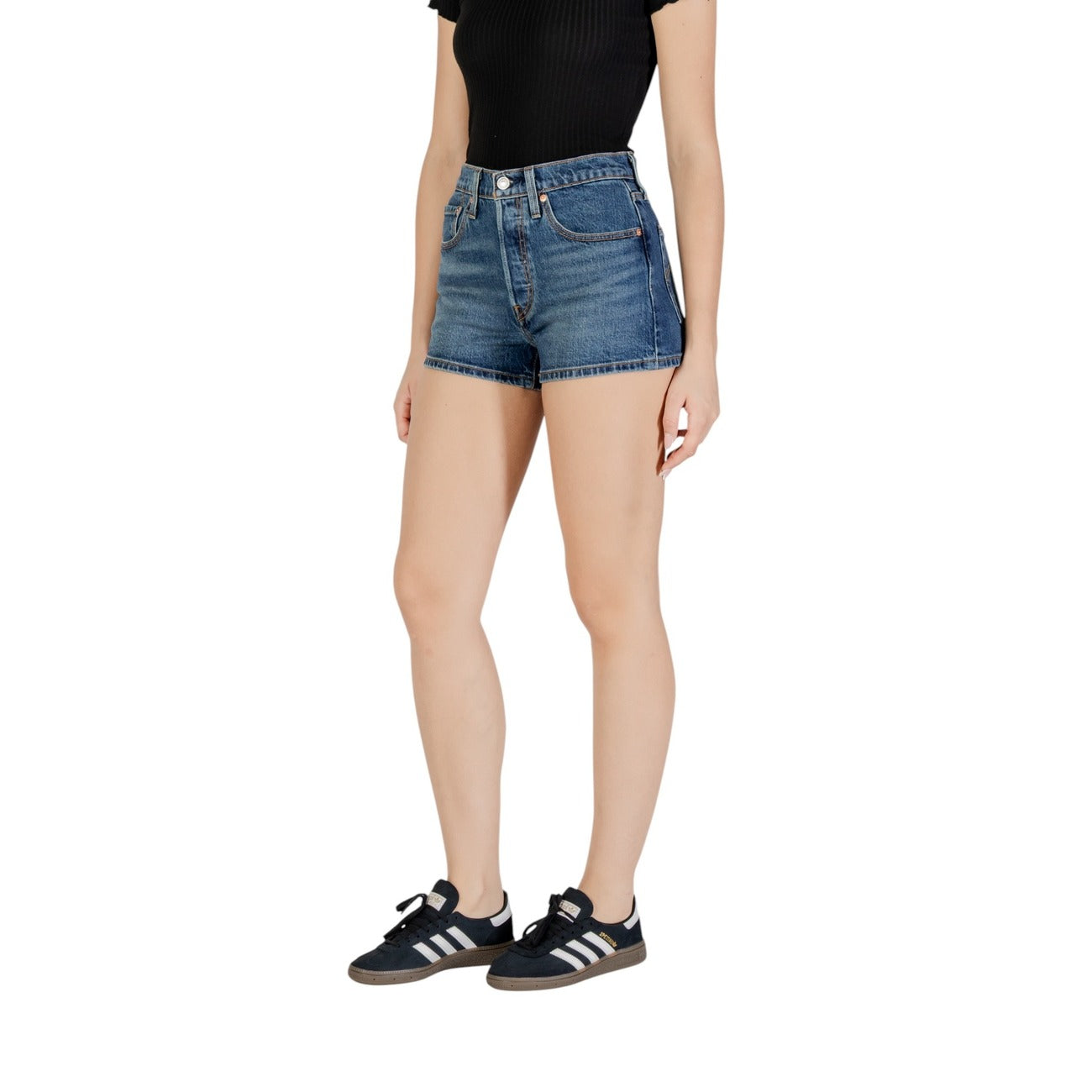 Levi`s Shorts Dames Blauw Blauw