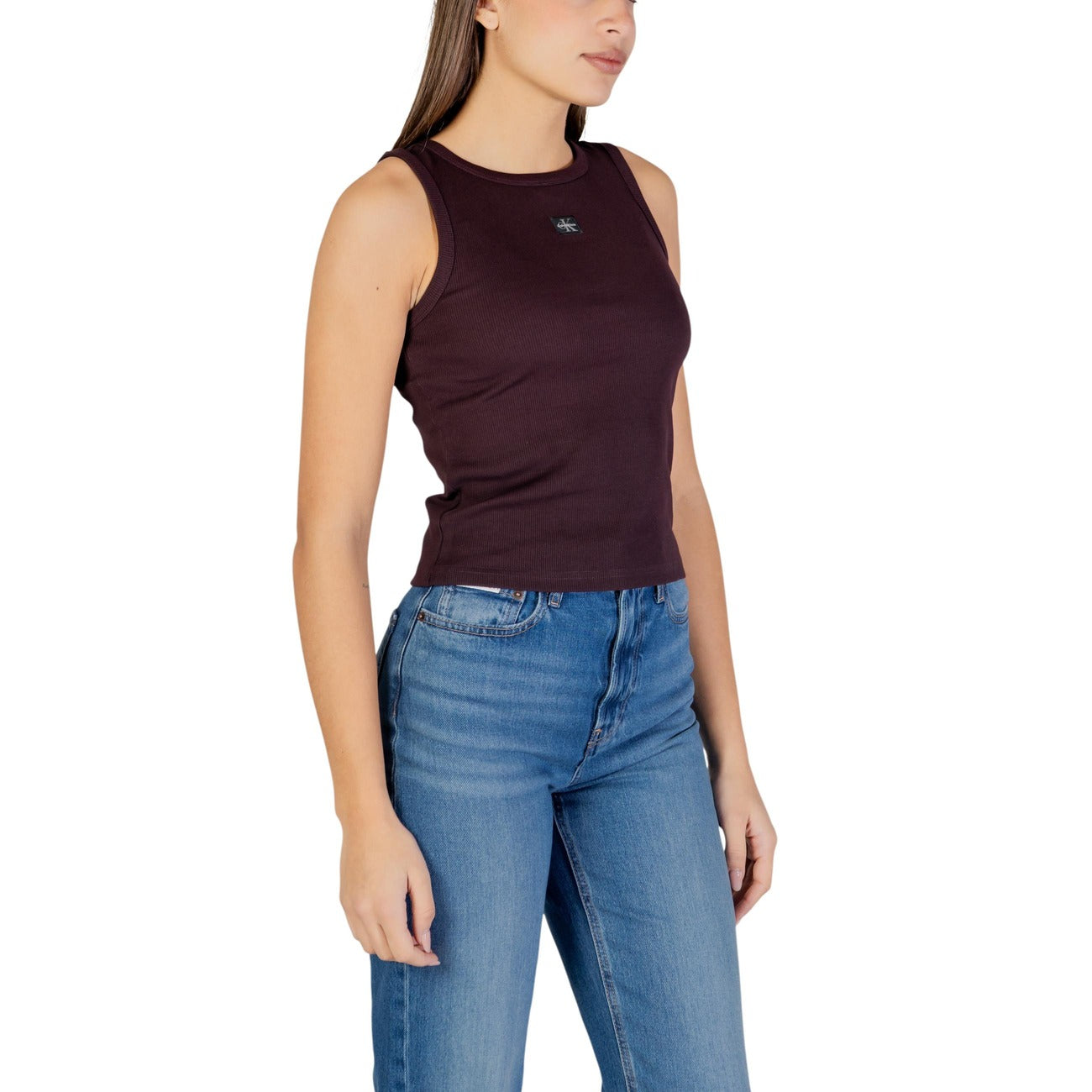 Calvin Klein Jeans Top Women Brown