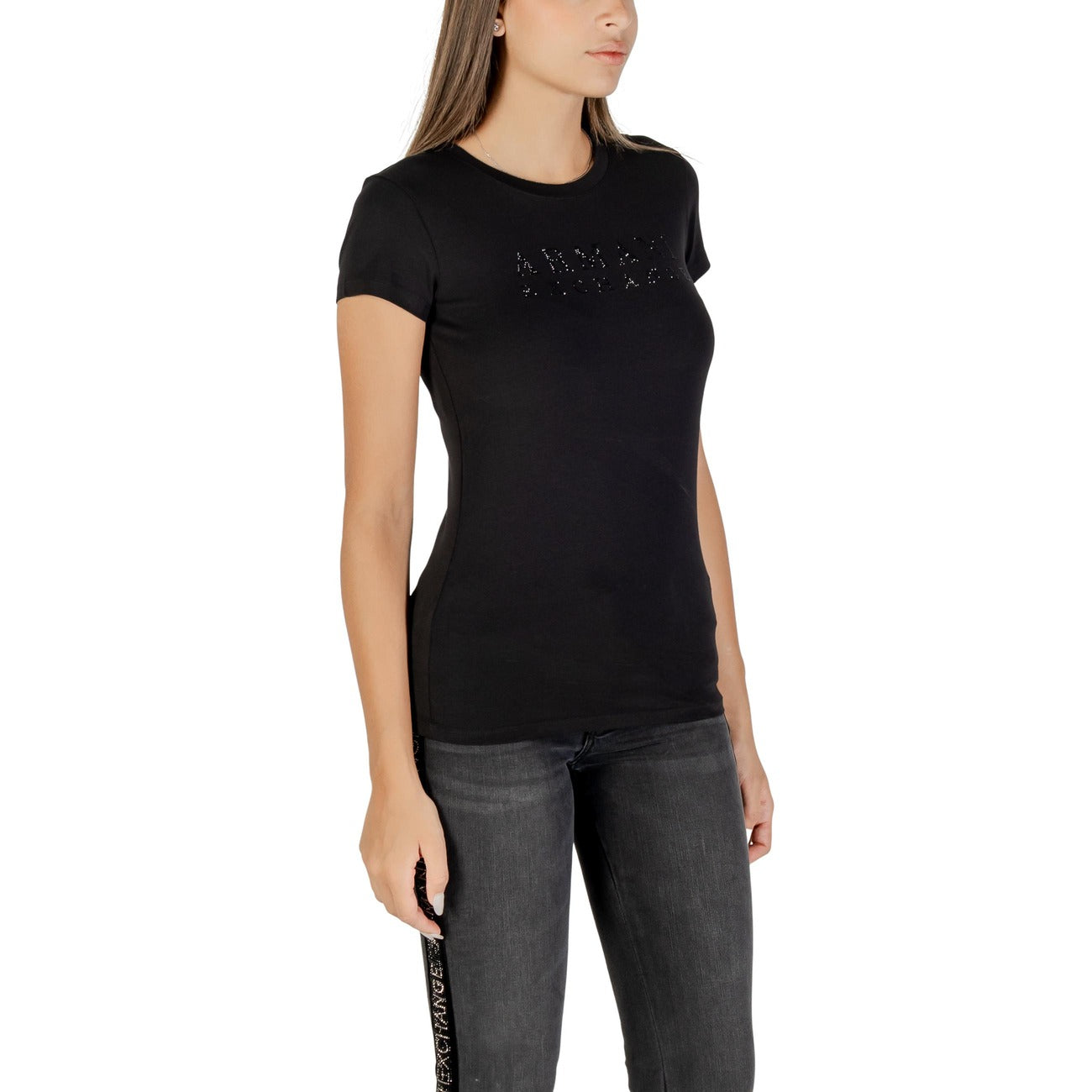 Armani Exchange T-shirt Dames Zwart #2430268