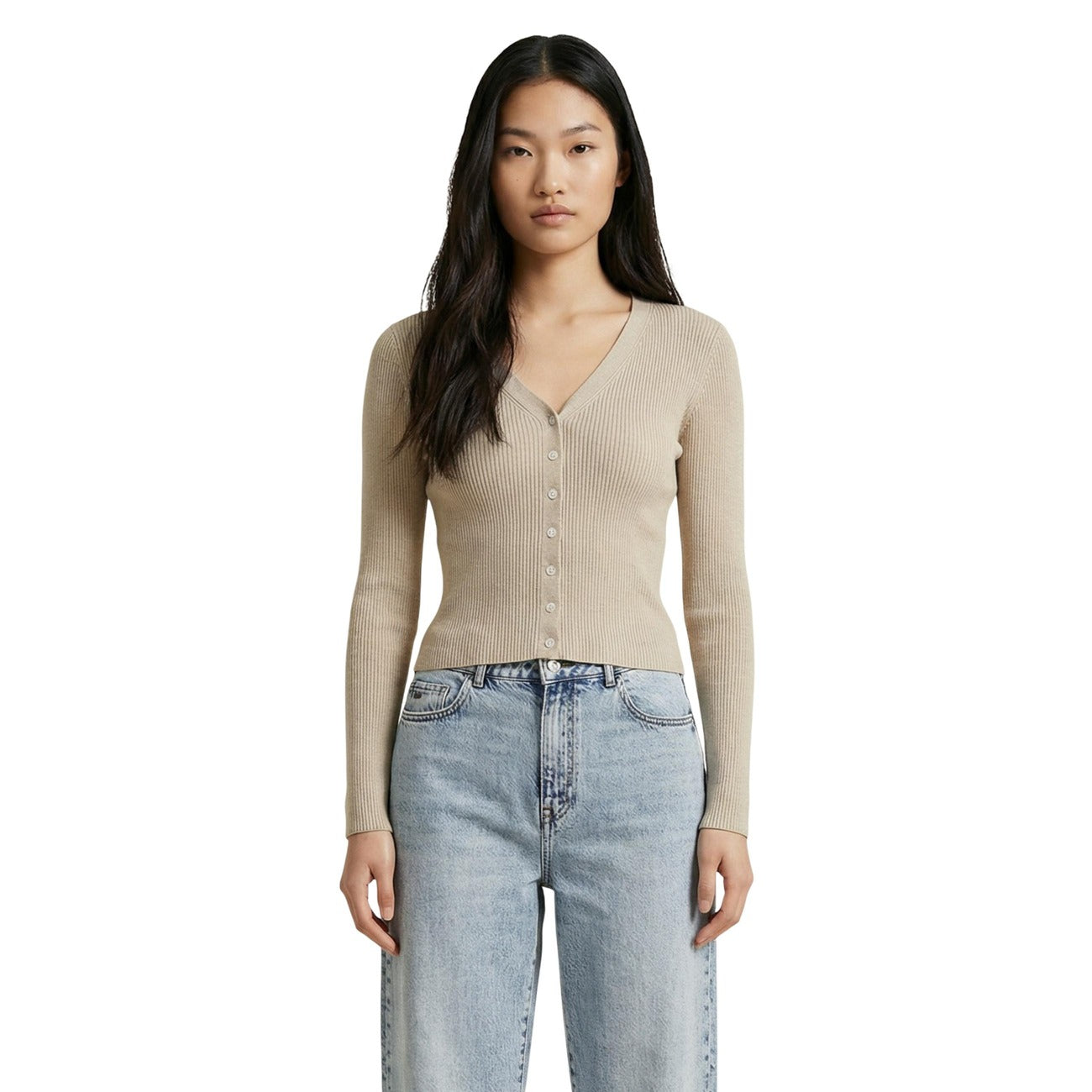 Only Cardigan Damen Beige #2454073