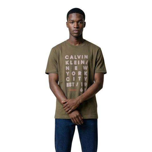 Calvin Klein Jeans T-Shirt Herren Beige