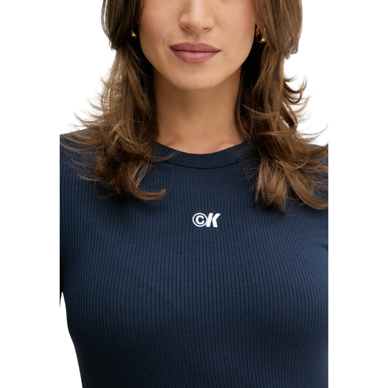 Calvin Klein Jeans Jurk Dames Blauw