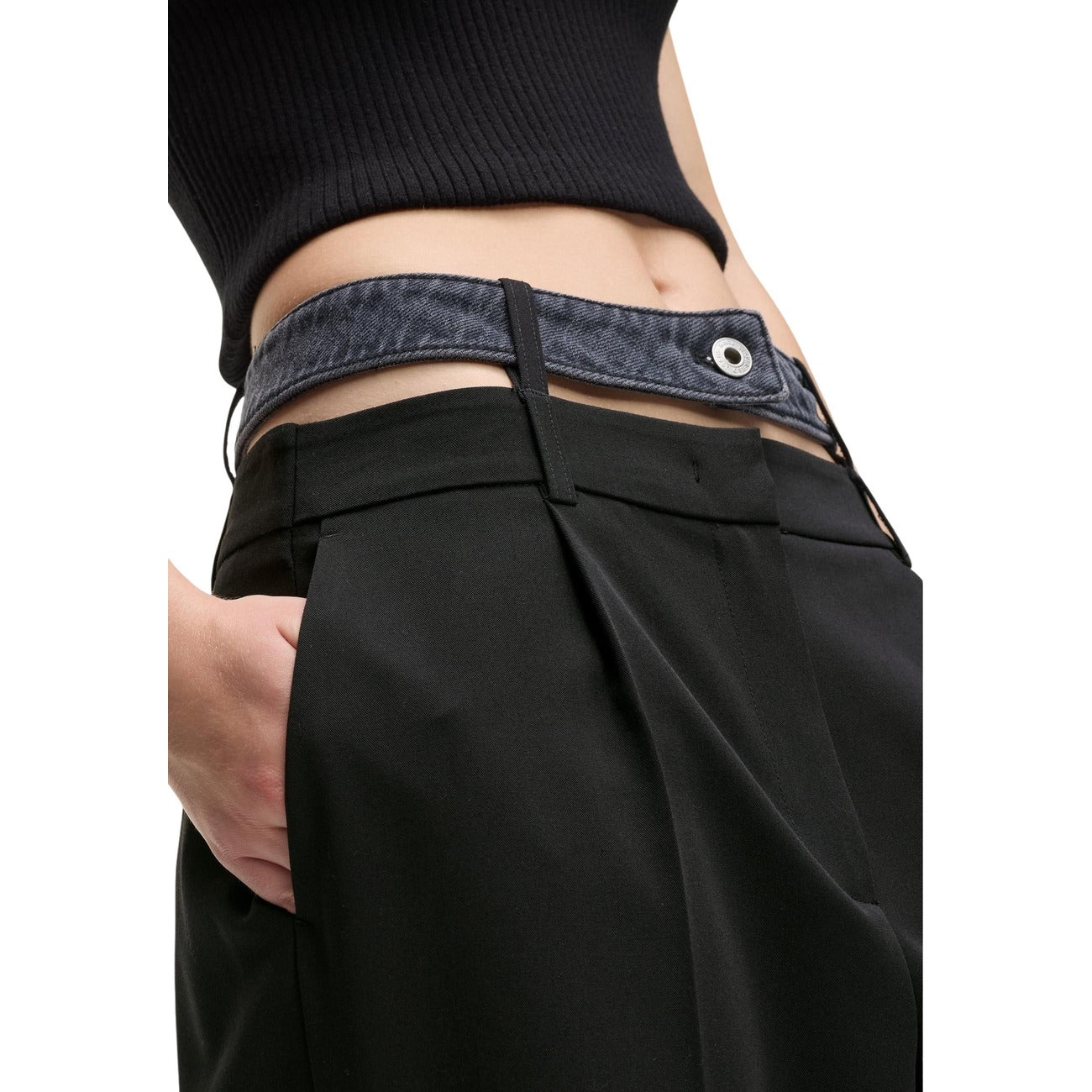 Karl Lagerfeld Jeans Hose Damen Schwarz