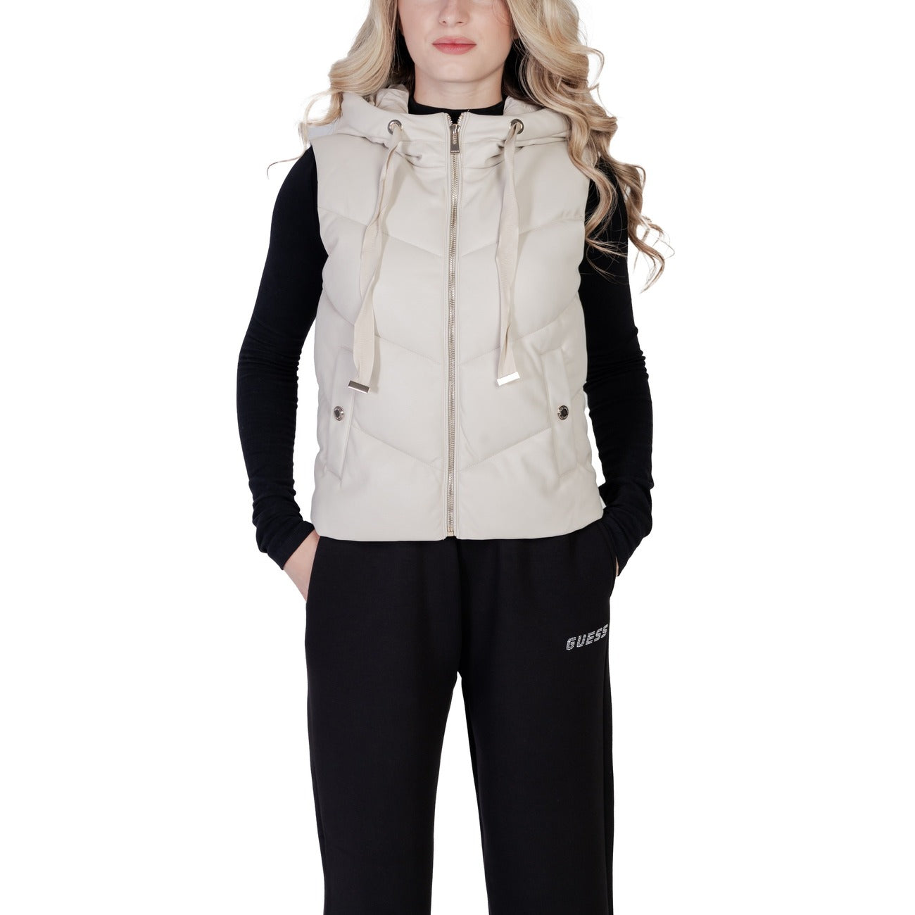 Morgan De Toi Gilet Dames Wit