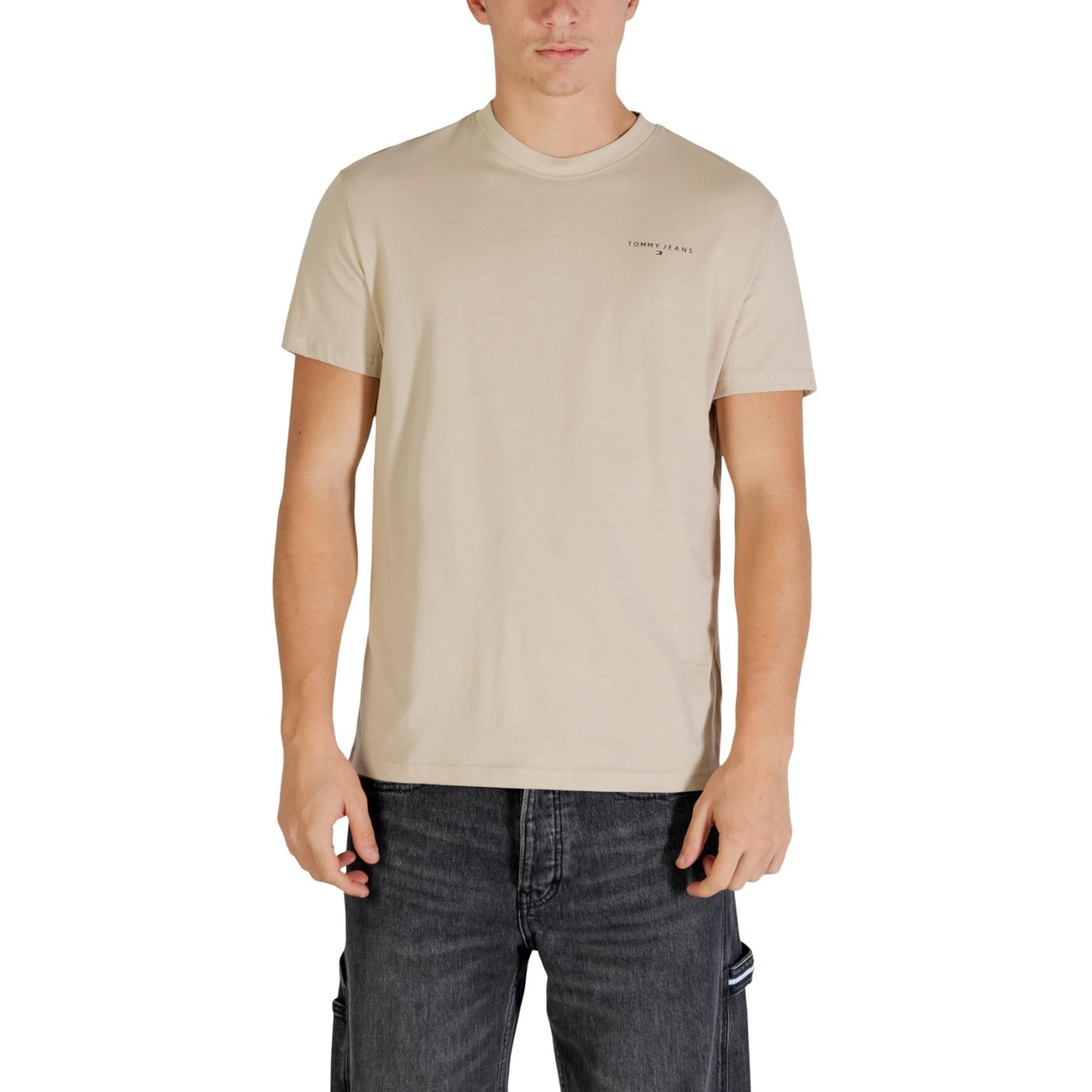 Tommy Hilfiger Jeans T-Shirt Herren Beige #2447278