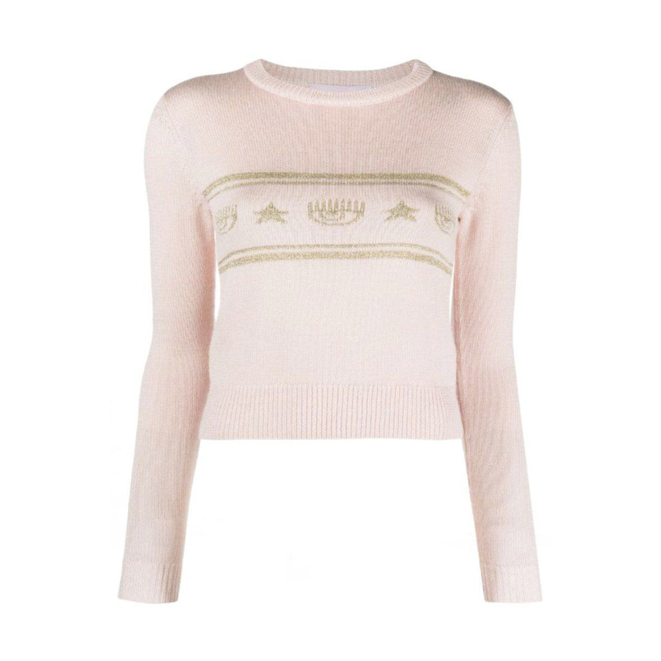 Chiara Ferragni Strickmode Damen Rosa