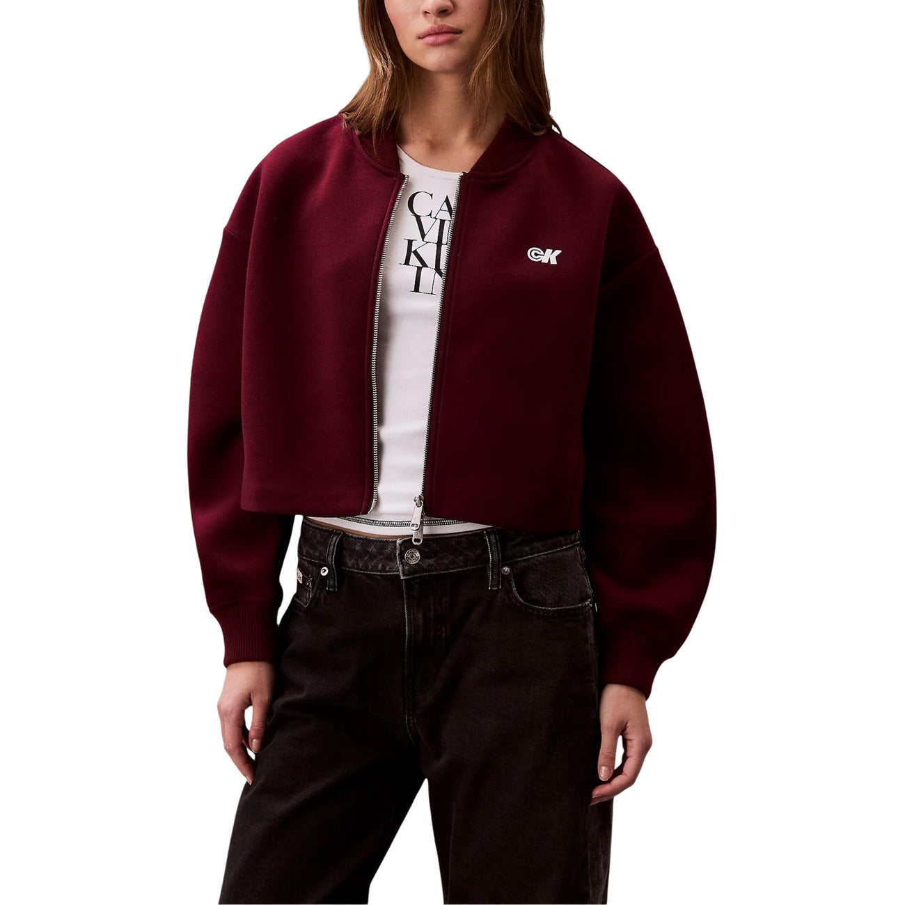 Calvin Klein Jeans Jack Damen Bordeaux