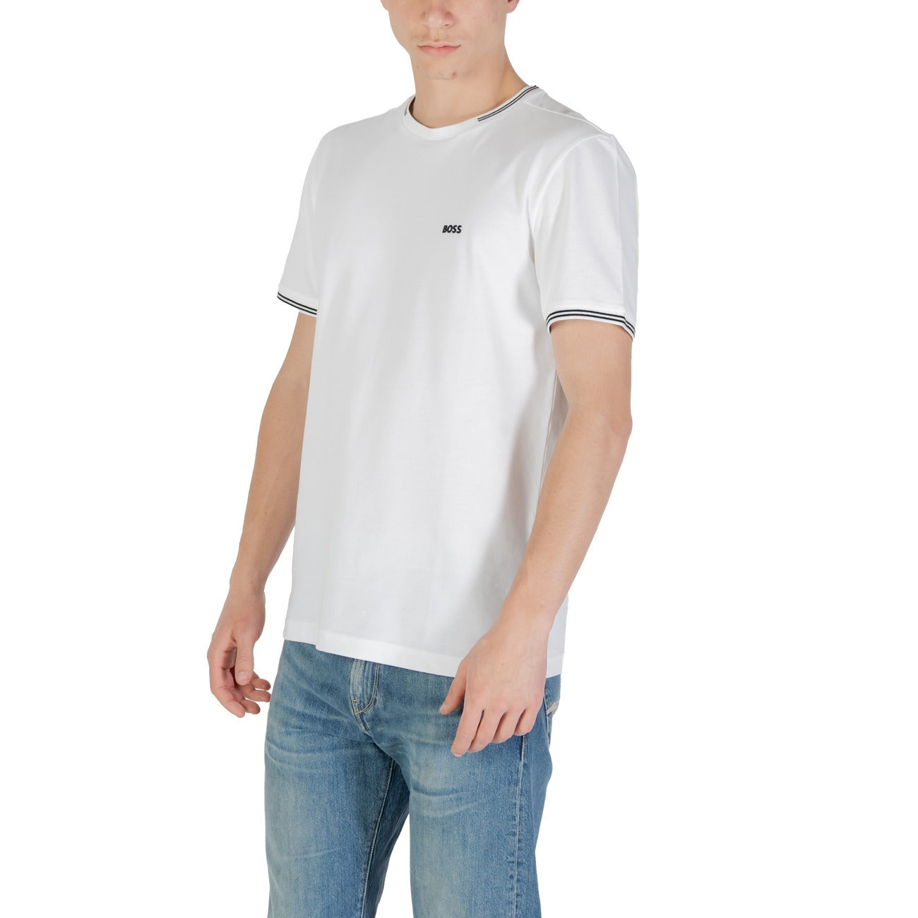 Boss T-shirt Heren Wit Wit #2421640