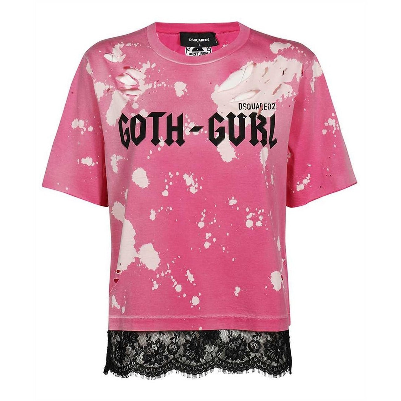 Dsquared2 T-shirt Dames Roze