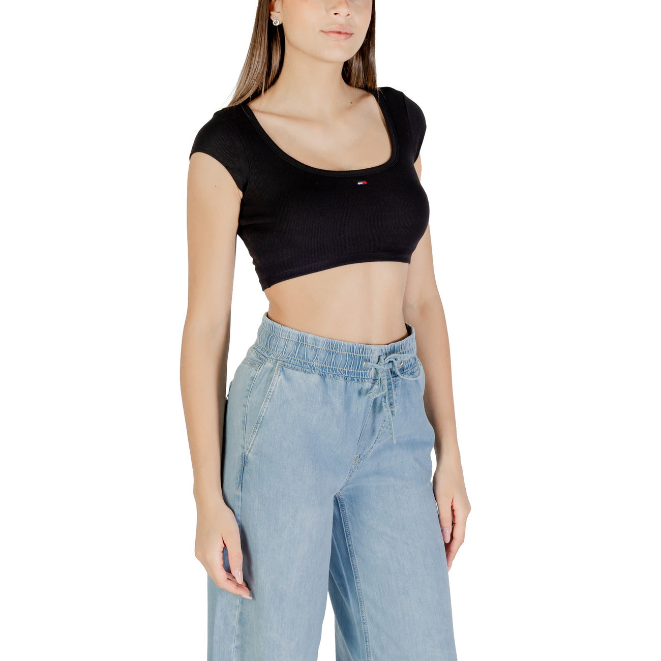 Tommy Hilfiger Jeans Top Damen Schwarz #2424852