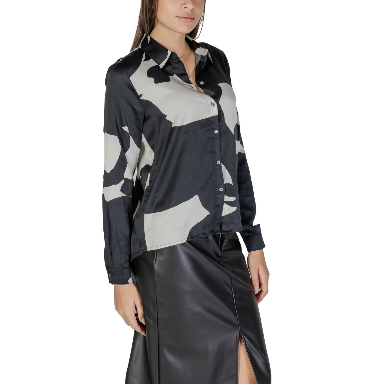 Only Shirt Dames Zwart #2358967