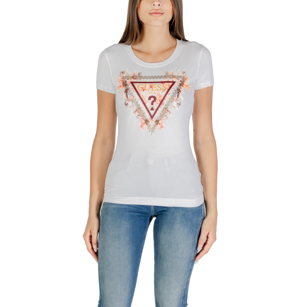 Guess T-shirt Dames Wit #2426845