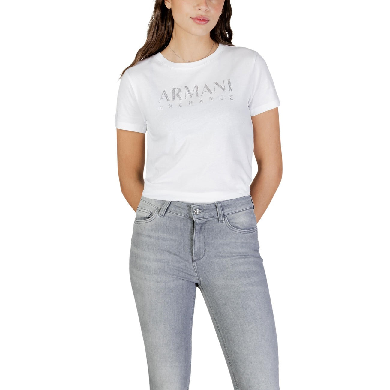 Armani Exchange T-Shirt Damen Schwarz #2450724
