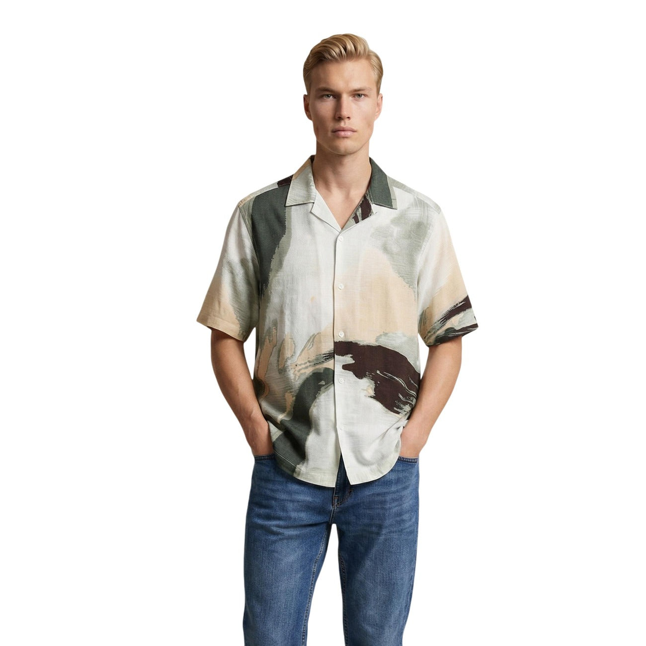 Only & Sons Shirt Heren Groen