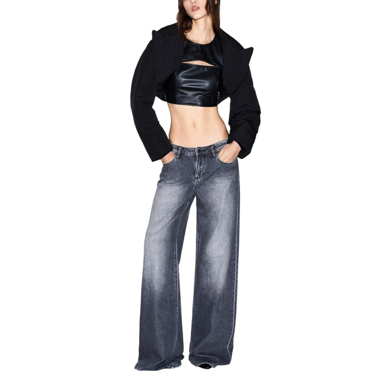 Armani Exchange Jeans Damen Grau